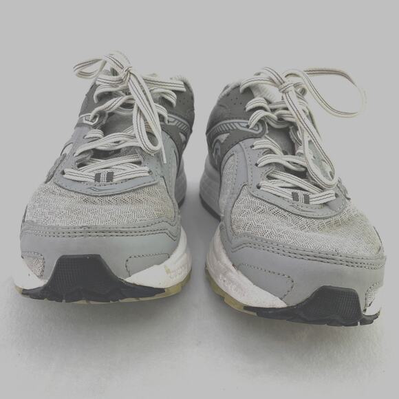 Saucony Womens Cohesion 10 Sz 6.5 Gray Running Shoes Lace Up Low Top S15362-10 - Picture 3 of 7